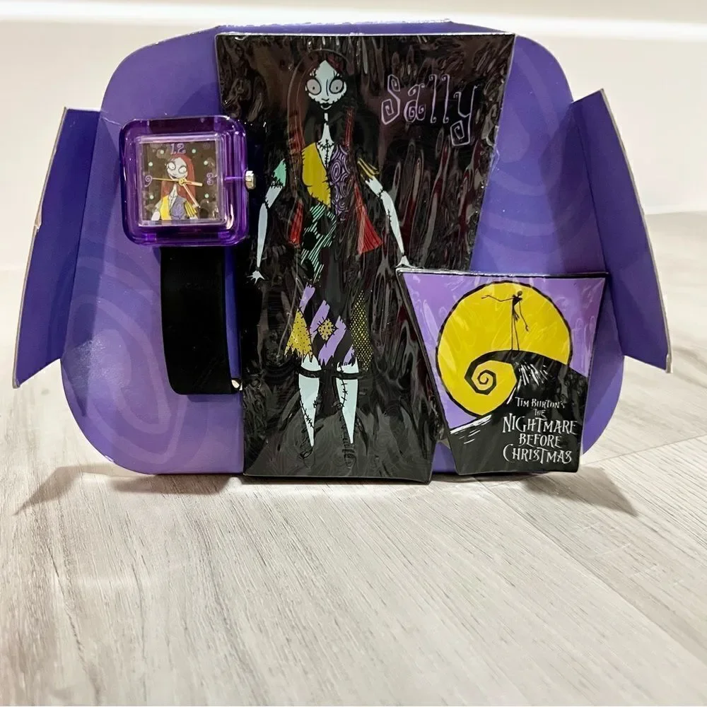 Vintage Disney Nightmare Before Christmas Sally doll, watch, magnet set
